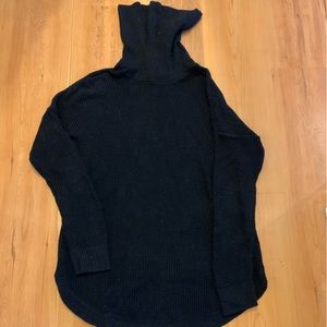 Black turtle neck sweater